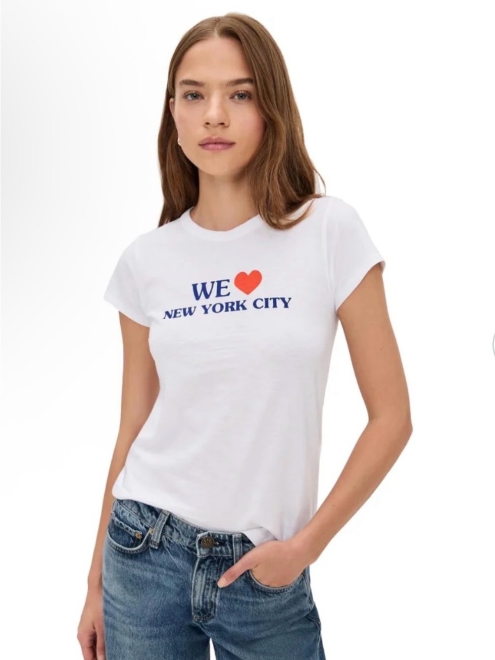 rag & bone White Tee - We ❤️ New York Size S $138